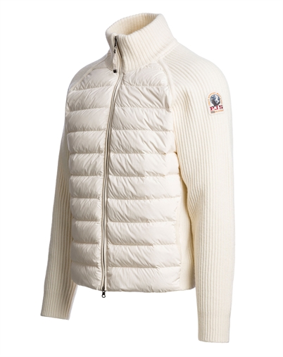 Parajumpers - Olmo Hybrid Cardigan Jakke - Warm Ivory